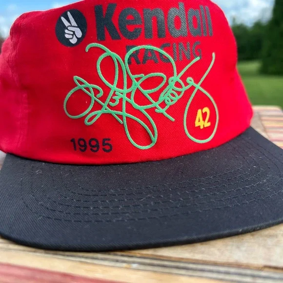 🎉HOST PICK🎉Vintage Kendall Racing Trucker Snapback Hat 1990s - Picture 7 of 7